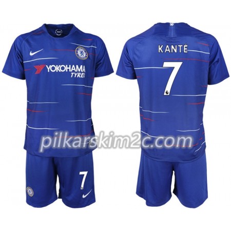 Koszulka Chelsea KANTE 7 Dziecięca Główna 2018-2019 - Koszulki Piłkarskie